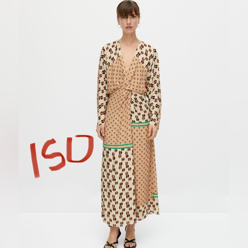 ISO MASSIMO DUTTI maxi dress in size 2 (EU 34)